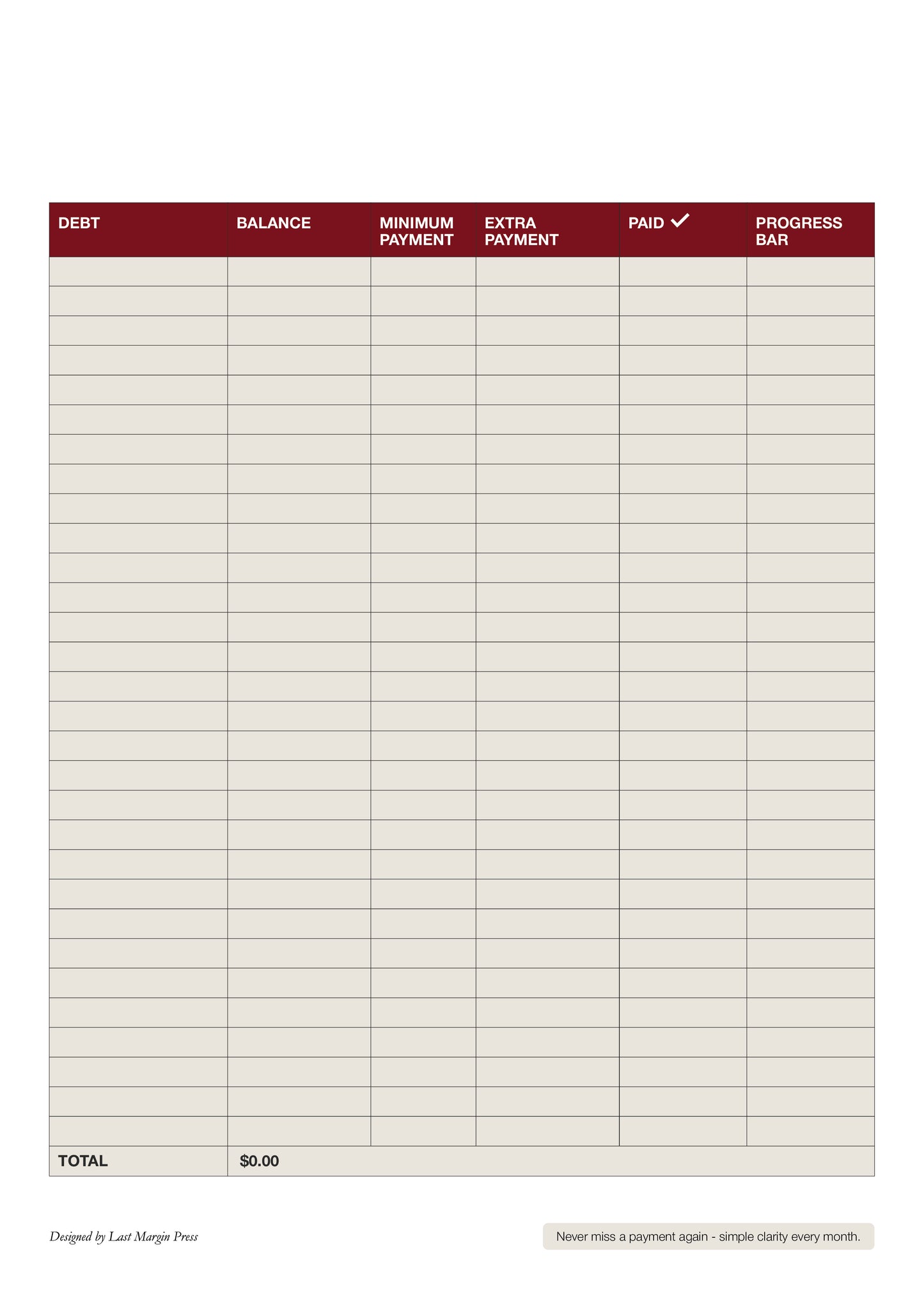 Crush Your Debt: Download the Ultimate Debt Snowball Tracker Now