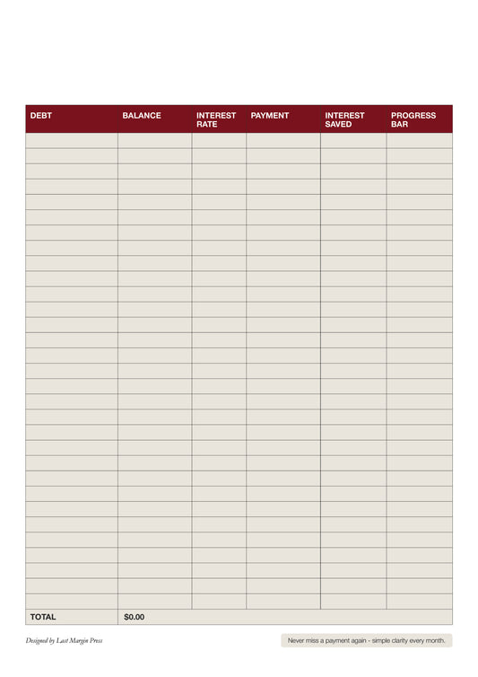 Master Your Net Worth: The Ultimate Avalanche Tracker for Effortless Financial Growth