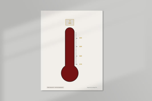 Savings Thermometer Chart